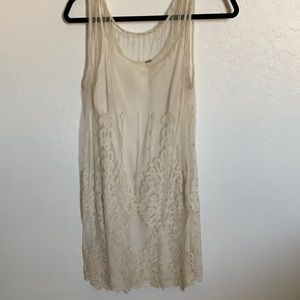 Free People Cream Dress
